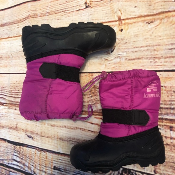 Kamik Other - Kamik Snow Boots hot pink toddler size 10